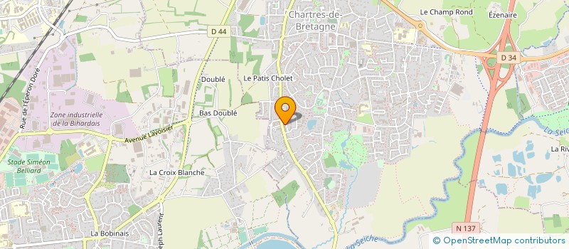 localisation de l'entreprise MONSIEUR CONSTANTIN FLOREA à CHARTRES-DE-BRETAGNE