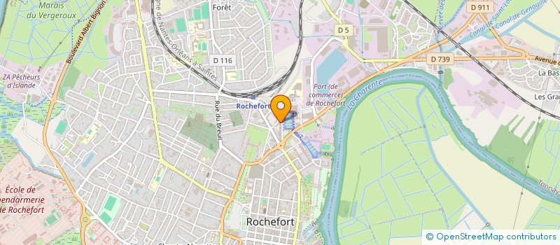 localisation de l'entreprise MONSIEUR CONSTANTIN FORMAGIU  ROCHEFORT