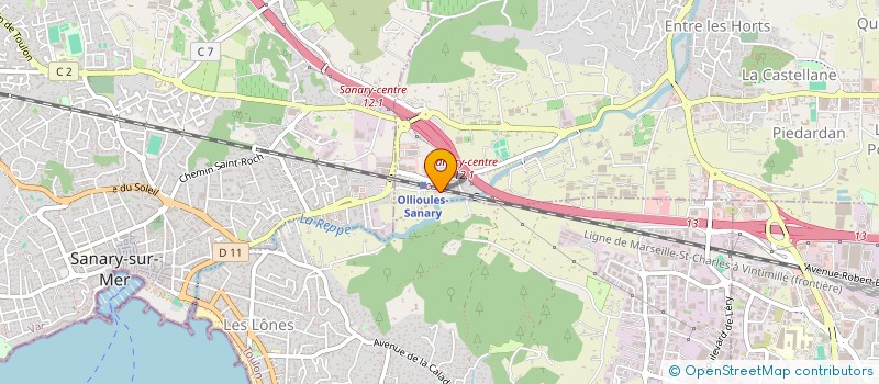 localisation de l'entreprise MONSIEUR CONSTANTIN GALAICO  OLLIOULES