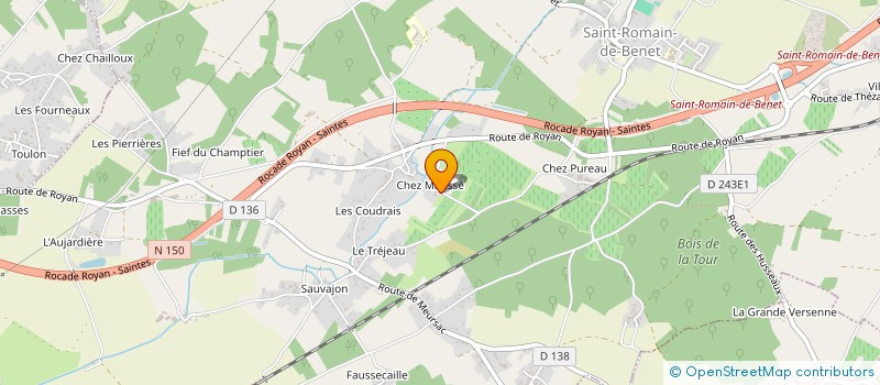 localisation de l'entreprise MONSIEUR CONSTANTIN GHEORGHIU  SAINT-ROMAIN-DE-BENET