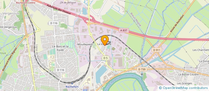 localisation de l'entreprise MONSIEUR CONSTANTIN GOGHIE  ROCHEFORT