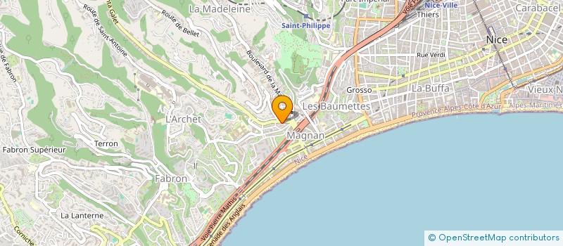localisation de l'entreprise MONSIEUR CONSTANTIN GRIGORE à NICE