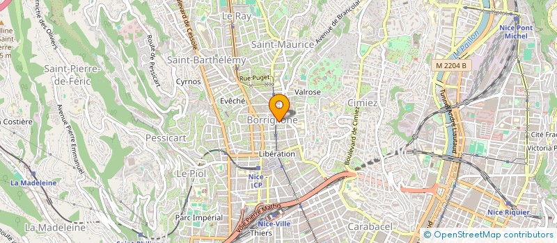 localisation de l'entreprise MONSIEUR CONSTANTIN GROSU à NICE