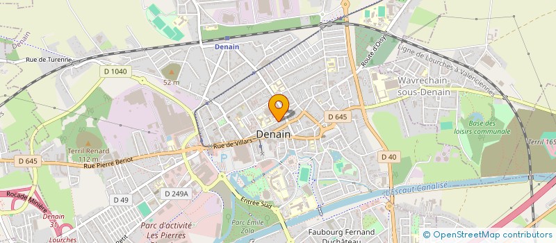 localisation de l'entreprise MONSIEUR CONSTANTIN GROSU  DENAIN