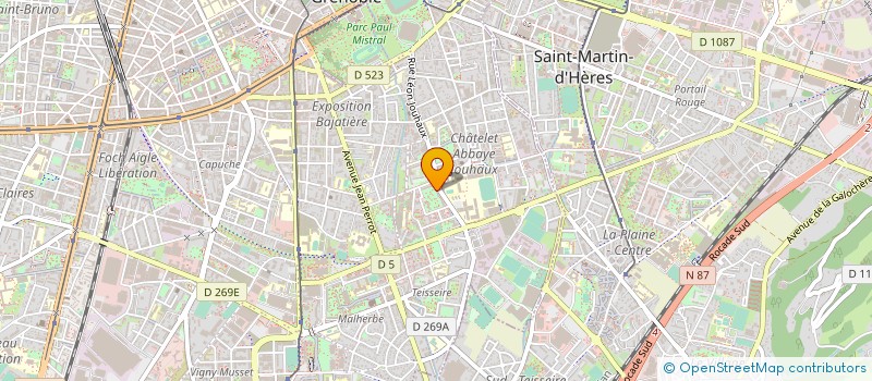 localisation de l'entreprise MONSIEUR CONSTANTIN GROZAV à GRENOBLE