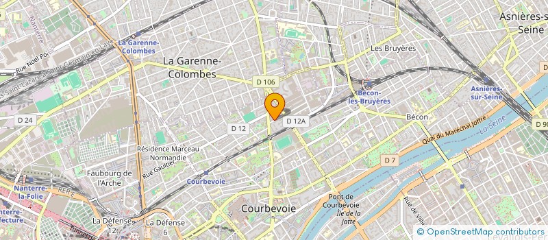 localisation de l'entreprise MONSIEUR CONSTANTIN IAMANDI à COURBEVOIE