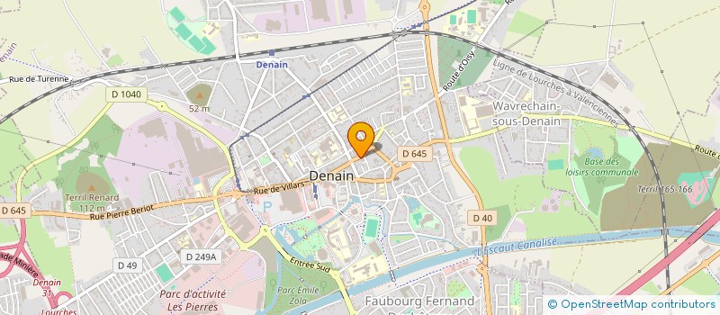 localisation de l'entreprise MONSIEUR CONSTANTIN ION  DENAIN