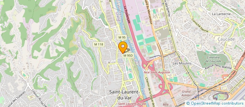 localisation de l'entreprise MONSIEUR CONSTANTIN KOROVYAK à SAINT-LAURENT-DU-VAR