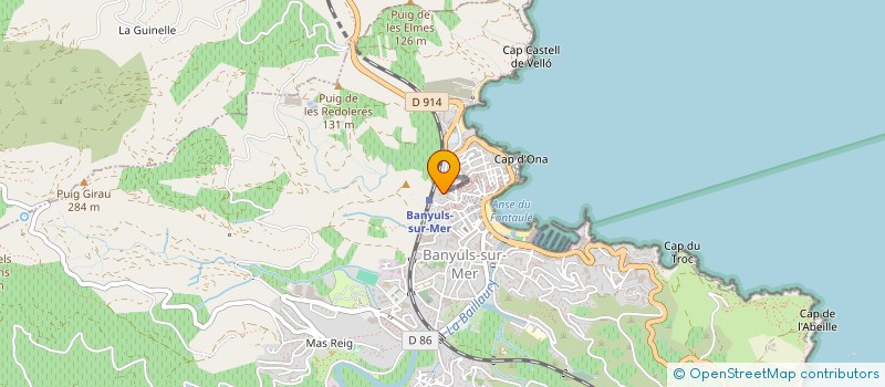 localisation de l'entreprise MONSIEUR CONSTANTIN KYRIACO à BANYULS-SUR-MER