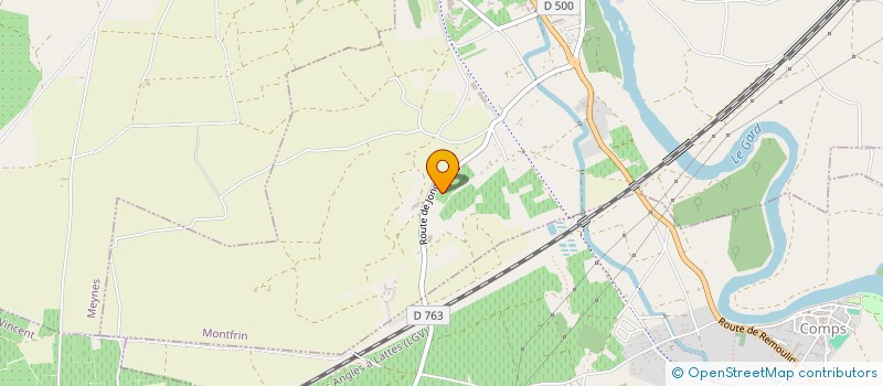 localisation de l'entreprise MONSIEUR CONSTANTIN-LOUIS DE GERIN-RICARD  MONTFRIN