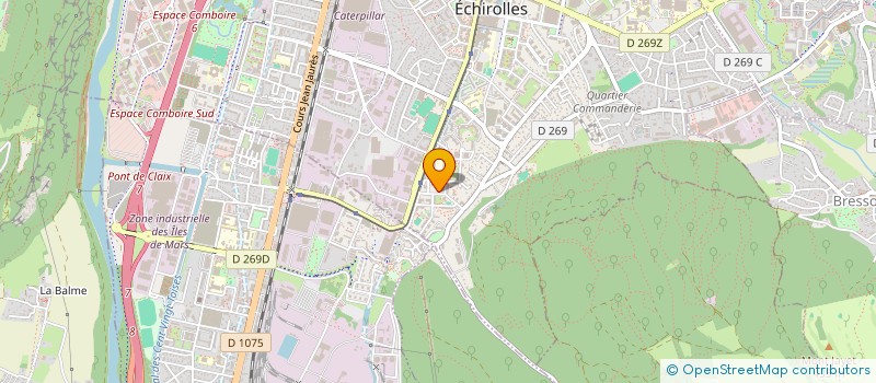 localisation de l'entreprise MONSIEUR CONSTANTIN MATEI à ECHIROLLES