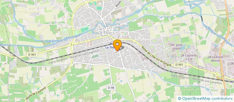 localisation de l'entreprise MONSIEUR CONSTANTIN MAZEFTOPOULOS  LE THOR