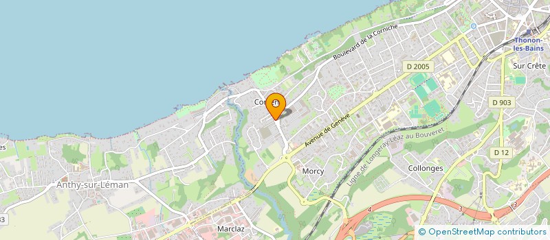 localisation de l'entreprise MONSIEUR CONSTANTIN MORARI à THONON-LES-BAINS