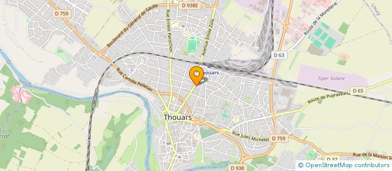 localisation de l'entreprise MONSIEUR CONSTANTIN NOVAC  THOUARS