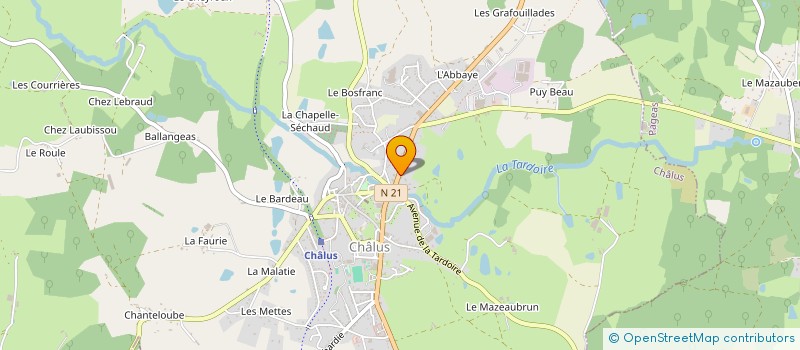 localisation de l'entreprise MONSIEUR CONSTANTIN OPROIU à CHALUS
