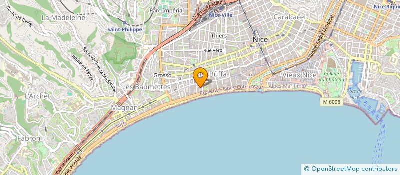 localisation de l'entreprise MONSIEUR CONSTANTIN PLATON  NICE