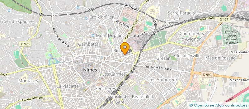 localisation de l'entreprise MONSIEUR CONSTANTIN POPA  NIMES