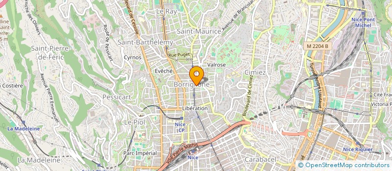 localisation de l'entreprise MONSIEUR CONSTANTIN POPESCU  NICE