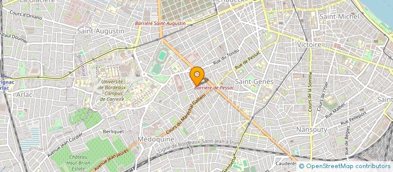 localisation de l'entreprise MONSIEUR CONSTANTIN POSTIC  BORDEAUX