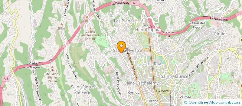 localisation de l'entreprise MONSIEUR CONSTANTIN POTLOG à NICE