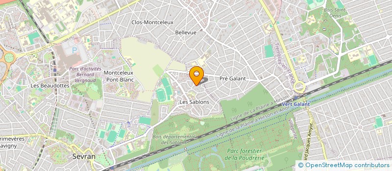 localisation de l'entreprise MONSIEUR CONSTANTIN RACHIERU  SEVRAN