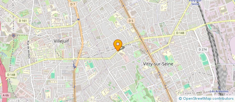 localisation de l'entreprise MONSIEUR CONSTANTIN RADU  VITRY-SUR-SEINE