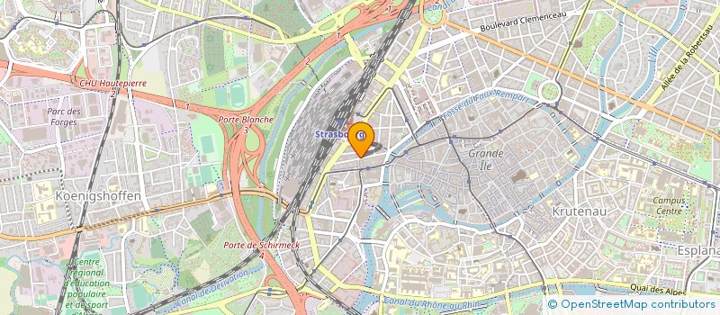 localisation de l'entreprise MONSIEUR CONSTANTIN RADU à STRASBOURG