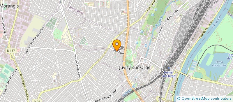 localisation de l'entreprise MONSIEUR CONSTANTIN RINCAU à JUVISY SUR ORGE