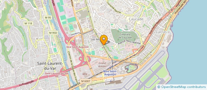 localisation de l'entreprise MONSIEUR CONSTANTIN STEFANITA  NICE