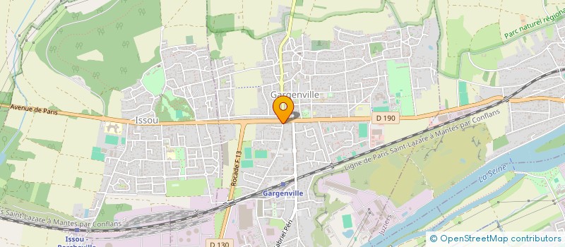 localisation de l'entreprise MONSIEUR CONSTANTIN TROHIN  GARGENVILLE