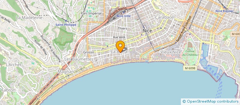 localisation de l'entreprise MONSIEUR CONSTANTIN TUDORIU  NICE