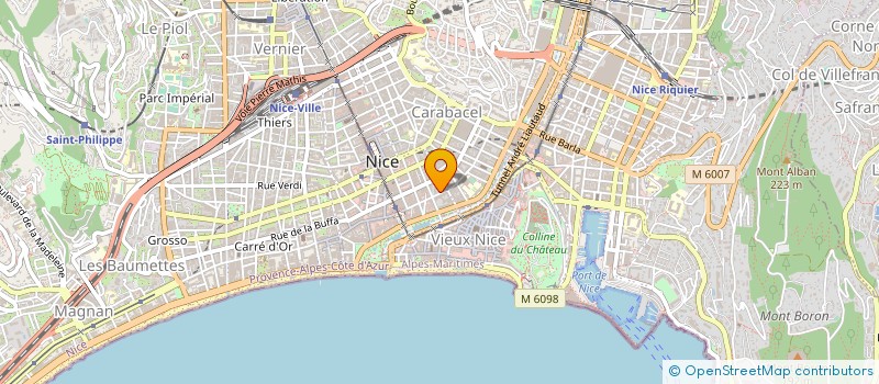 localisation de l'entreprise MONSIEUR CONSTANTIN TURCU à NICE