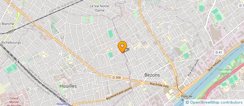 localisation de l'entreprise MONSIEUR CONSTANTIN VADUVA à HOUILLES