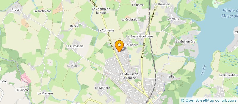 localisation de l'entreprise MONSIEUR CONSTANTIN VELCU  SUCE-SUR-ERDRE