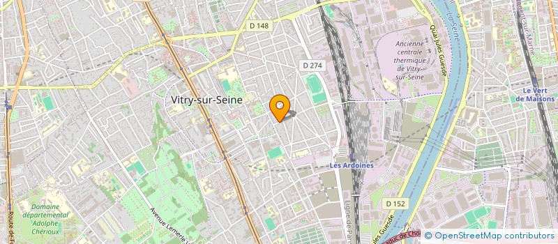 localisation de l'entreprise MONSIEUR CONSTANTINO DA SILVA à VITRY-SUR-SEINE