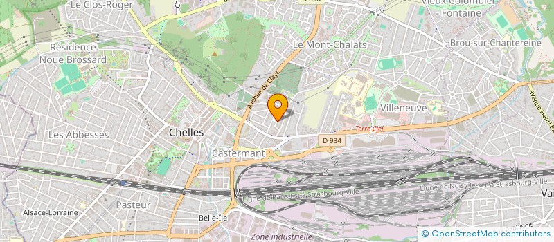 localisation de l'entreprise MONSIEUR CONSTANTINO DELGADO  CHELLES