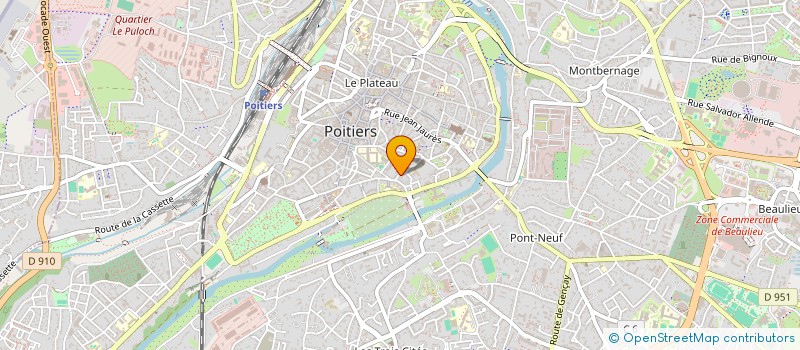 localisation de l'entreprise MONSIEUR CONSTANTINO FLOREZ GARCIA  POITIERS