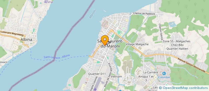 localisation de l'entreprise MONSIEUR CONSTANTINO GARCIA GONZALEZ à SAINT-LAURENT-DU-MARONI