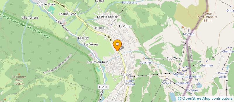 localisation de l'entreprise MONSIEUR CONSTANTINOS ANTONIOU  CHATEL