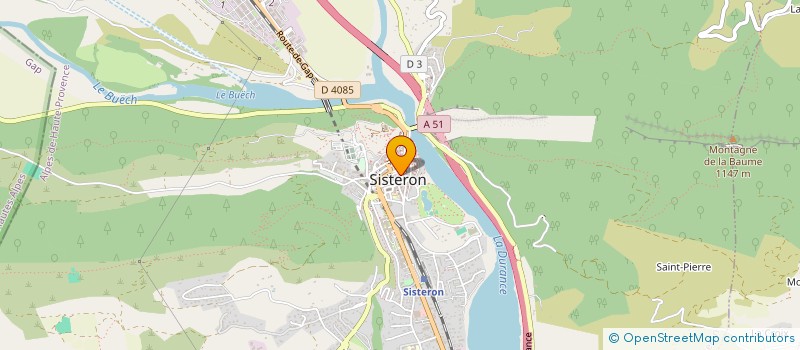 localisation de l'entreprise MONSIEUR CONTIOS BAILLY à SISTERON
