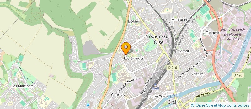 localisation de l'entreprise MONSIEUR COOB YANG  NOGENT-SUR-OISE