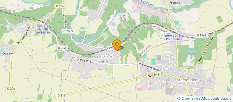 localisation de l'entreprise MONSIEUR COOMLAN ADONON  LA CELLE-SUR-MORIN