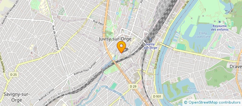 localisation de l'entreprise MONSIEUR COOPER FRACHEY à JUVISY-SUR-ORGE