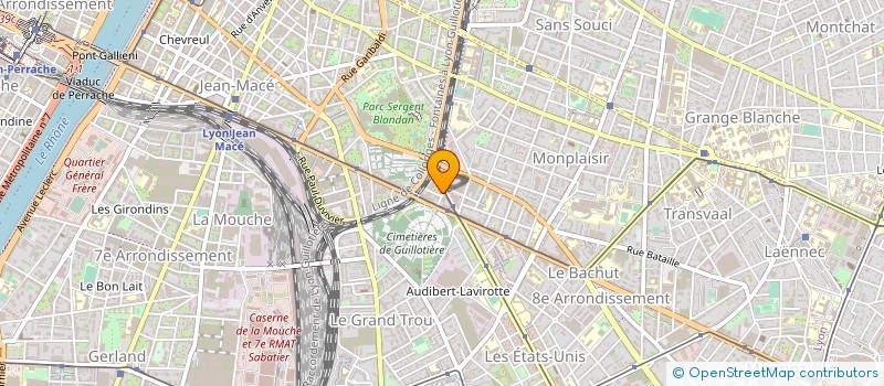 localisation de l'entreprise MONSIEUR CORALIE BERENGUER  LYON