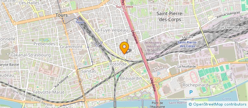 localisation de l'entreprise MONSIEUR CORALIE HURGON  TOURS