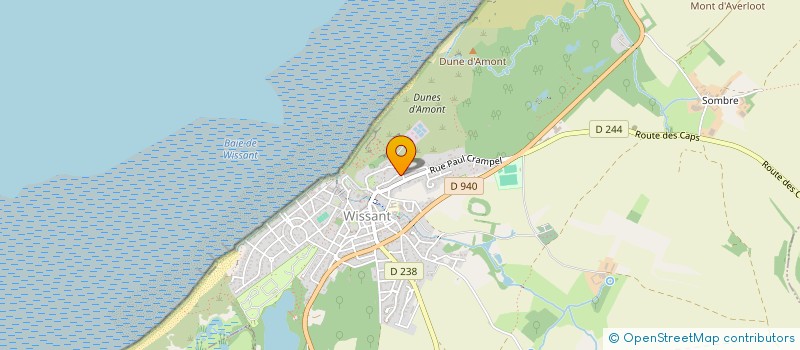 localisation de l'entreprise MONSIEUR CORALIE LAGARDERE  WISSANT