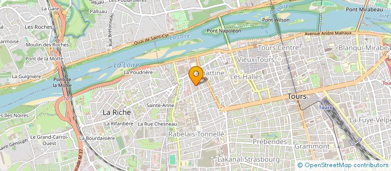 localisation de l'entreprise MONSIEUR CORANTIN GERVAIS  TOURS