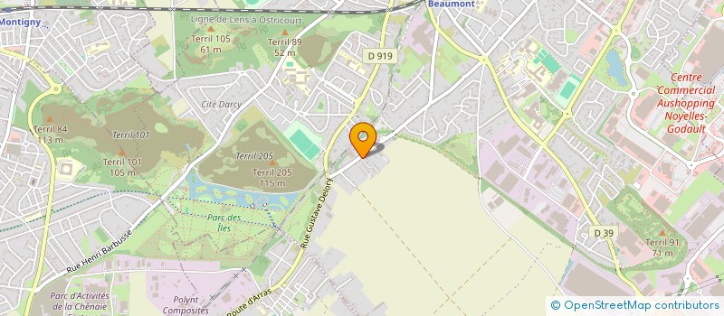 localisation de l'entreprise MONSIEUR CORANTIN HENON à HENIN-BEAUMONT