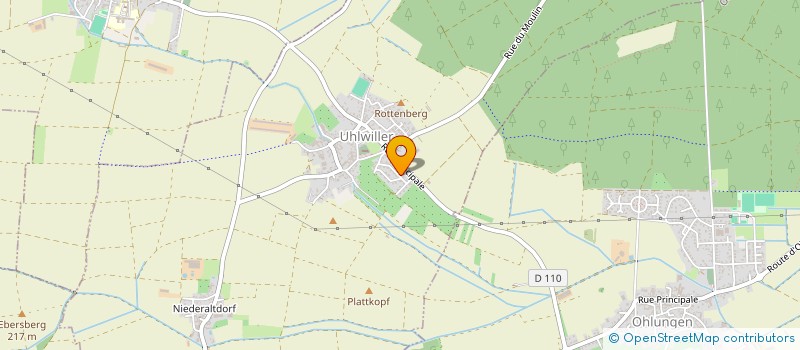 localisation de l'entreprise MONSIEUR CORANTIN HOFFERT  UHLWILLER