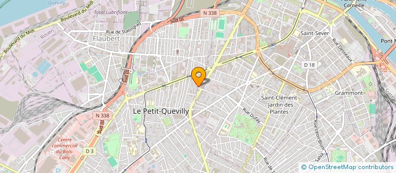 localisation de l'entreprise MONSIEUR CORANTIN LEROUX à LE PETIT-QUEVILLY